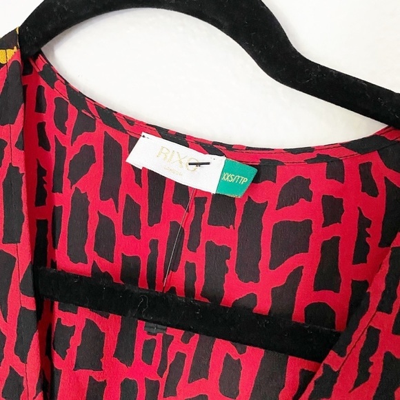 RIXO LONDON Amber Printed Silk Midi Dress - Picture 7 of 13